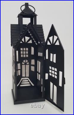 NEW Pottery Barn Haunted House Lantern 19 NIB Halloween