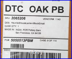 NEW Pottery Barn Haunted House Lantern 19 NIB Halloween