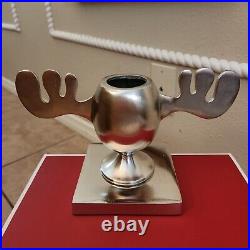 NEW Pottery Barn National Lampoons Christmas Vacation moose stag stocking holder