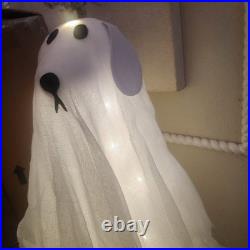 NEW Pottery Barn Scary Squad Lit Light Up Ghost Gus Doug the Dog Halloween