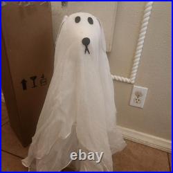 NEW Pottery Barn Scary Squad Lit Light Up Ghost Gus Doug the Dog Halloween