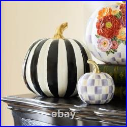 NEW SALE! MacKenzie-Childs Courtly Stripe Glossy Medium Pumpkin NEW SALE! MacKenzie-Childs Courtly Stripe Glossy Medium Pumpkin