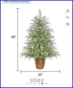 NEW, SEALED My Texas House 4FT Pre-Lit Cypress Christmas Tree