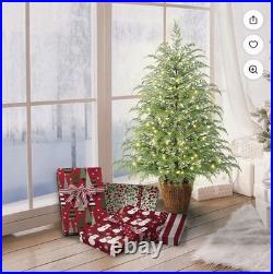 NEW, SEALED My Texas House 4FT Pre-Lit Cypress Christmas Tree
