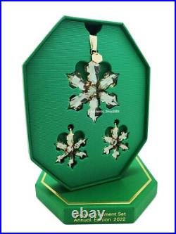 NEW SWAROVSKI Annual Edition Christmas Snowflake Ornament Set With Box 5634890 NEW SWAROVSKI Annual Edition Christmas Snowflake Ornament Set With Box 5634890