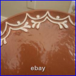 NEW S/4 Pottery Barn Gingerbread Stoneware DINNER Plates Christmas Holiday