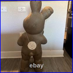 NEW Spooky Bunny 2.5 Foot Tall Blow Mold LED Lighted Halloween Classics