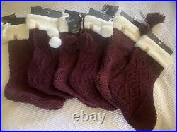 NEW UGG Lita\Classic Sherpa Christmas Stocking in Burgundy NWT