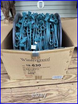 NEW WINTERGREEN LIGHTING 1000 feet C7/C9 Christmas Spool Green Wire with Socket NEW WINTERGREEN LIGHTING 1000 feet C7/C9 Christmas Spool Green Wire with Socket