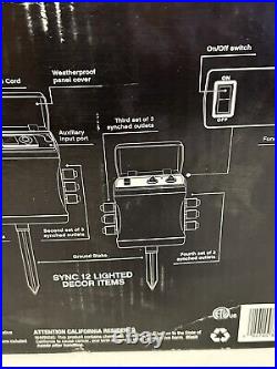 NEW in Box Gemmy Christmas 2008 CREATE YOU OWN LIGHTSHOW with Timer Christmas