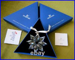 NIB 2013 SWAROVSKI Annual CHRISTMAS ORNAMENT 5004489 withOrig Boxes & Booklets