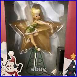 NIB Disney Store 2021 Tinker Bell Light Up Tree Topper HTF