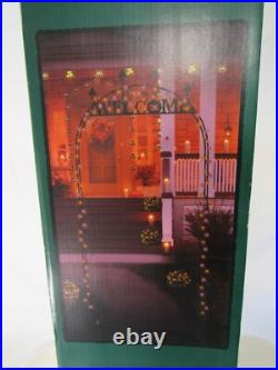 NIB welcome Halloween lighted arch 90 tall by 48 wide