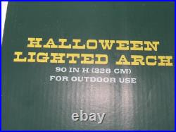 NIB welcome Halloween lighted arch 90 tall by 48 wide