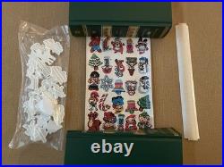 NOS Vintage Christmas Advent Calendar Santa Countdown Wall Hanging Original Box