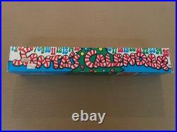 NOS Vintage Christmas Advent Calendar Santa Countdown Wall Hanging Original Box