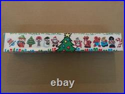 NOS Vintage Christmas Advent Calendar Santa Countdown Wall Hanging Original Box