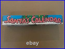 NOS Vintage Christmas Advent Calendar Santa Countdown Wall Hanging Original Box
