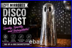 NWT 3 ft / 36 Disco Mirror Ball Silver Metallic Halloween Ghost Michael's 2025