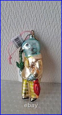 Nathalie Lete Glass Ornament Bird Christmas Decoration