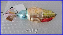 Nathalie Lete Glass Ornament Bird Christmas Decoration