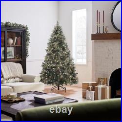 National Tree 6.5 Foot Pre-lit Artificial Christmas Tree Feel Real Carolina Pine