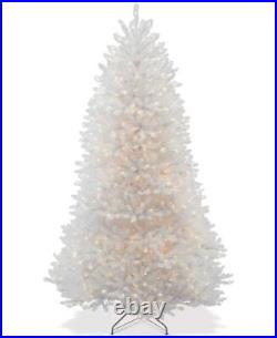 National Tree 6.5' Pre-Lit White Dunhill Fir Tree Artificial Full Tree National Tree 6.5' Pre-Lit White Dunhill Fir Tree Artificial Full Tree