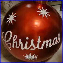 National Tree Co 26 Christmas Ball Ornament Indoor Red