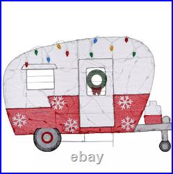 National Tree Company 32 2D Pre-Lit Christmas Camper Bus