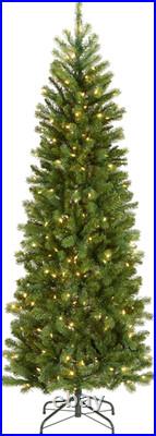 National Tree Company 6.5Ft Pre-Lit Downswept Douglas Fir Christmas Tree