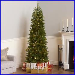 National Tree Company 6.5Ft Pre-Lit Downswept Douglas Fir Christmas Tree