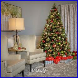 National Tree Company 6.5 ft Pre-Lit Carolina Pine 650 Clear Lights, 911 Tips