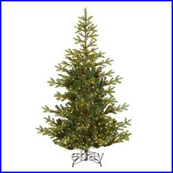 National Tree Company 6.5 ft Pre-Lit Norwegian Spruce Artificial Christmas Tree