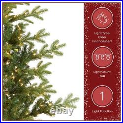 National Tree Company 6.5 ft Pre-Lit Norwegian Spruce Artificial Christmas Tree