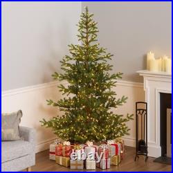 National Tree Company 6.5 ft Pre-Lit Norwegian Spruce Artificial Christmas Tree