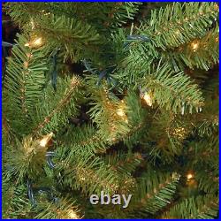 National Tree Company Artificial Pre-Lit Slim Christmas Tree, Green, Kingswoo National Tree Company Artificial Pre-Lit Slim Christmas Tree, Green, Kingswoo