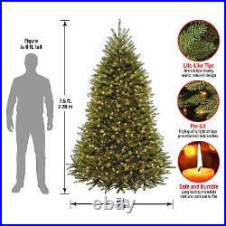 National Tree Company Dunhill Fir 7.5 Foot Tree with Multicolor Lights(Open Box)