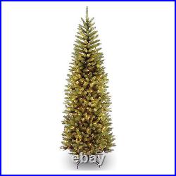 National Tree Company Kingswood Fir 6' Prelit Pencil Artificial Christmas Tree