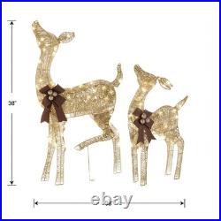 National Tree Company National Tree 28 Inches X 38 Inches Doe And Fawn Pine
