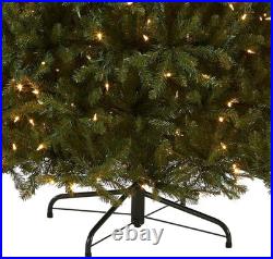 National Tree Company Pre-Lit Artificial Christmas Tree Green Dunhill Fir 6.5 Ft
