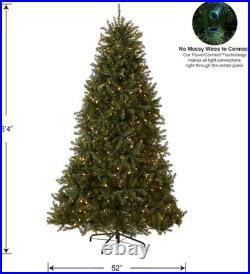 National Tree Company Pre-Lit Artificial Christmas Tree Green Dunhill Fir 6.5 Ft