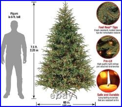 National Tree Company Pre-Lit'Feel Real' Artificial Full Christmas Tree 7.5 Ft National Tree Company Pre-Lit'Feel Real' Artificial Full Christmas Tree 7.5 Ft