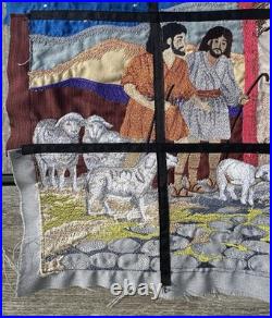 Nativity Embroidery Tiles Tapestry Panel Christmas Anita Goodesign Embroidered
