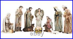 Nativity Scene Set 12 Inch 11 Piece Holy Family & Magi Nacimiento 2194SN New