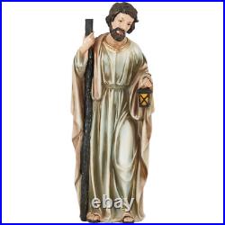 Nativity Scene Set 12 Inch 11 Piece Holy Family & Magi Nacimiento 2194SN New