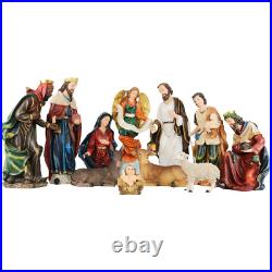Nativity Scene Set 20 Inch 11 Piece Holy Family & Magi Nacimiento 025226 New