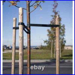 Natural Wood Tree Stake Lodge-Pole Support Garden Yard 6 Ft. Round (12-Pack)