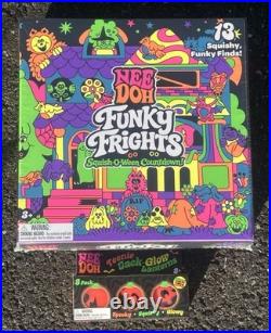 NeeDoh Calendar Halloween Funky Frights & Teenie Jack Glow Lantern Bundle Lot