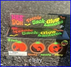 NeeDoh Calendar Halloween Funky Frights & Teenie Jack Glow Lantern Bundle Lot