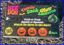 NeeDoh Calendar Halloween Funky Frights & Teenie Jack Glow Lantern Bundle Lot